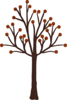 piatto stile autunno autunno albero png