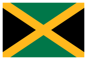 bandeira da jamaica, bandeira jamaicana, país do caribe. formato png