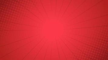 vintage red ray background design illustration with retro halftone texture vector