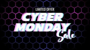 cyber monday sale template design for business online promotion vector