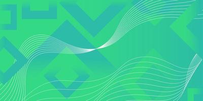 background abstract gradient liquid wave green vector