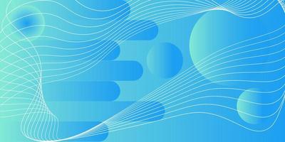 background abstract gradient liquid wave blue vector