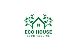 Tree House Business Logo Design Template vector
