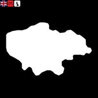 London map. England, UK region map. Vector illustration.