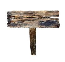 Old wooden sign photo