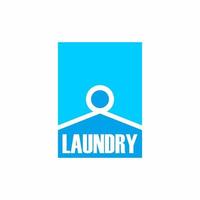 Laundry Logo Design vector Template