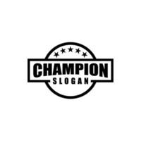 Champion Sports League Emblem Badge Graphic Typography Royalty