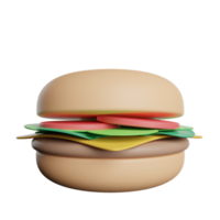 fast-food de hambúrguer fresco png