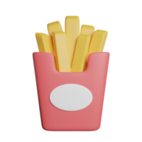 snack di patatine fritte png