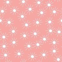 Pink baby girl pattern. Girl pink sunny background. Pink vector seamless design. Baby sun pattern. Childish sunny illustration. Baby seamless print. Pink sunset print Cute baby textile. Geometric.