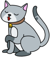 ejemplo lindo de la historieta del gato del gatito png