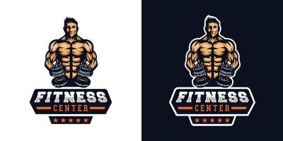 vector logo fitness