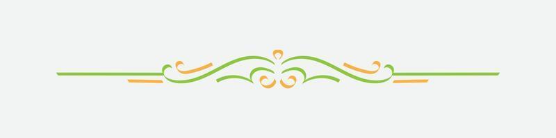 Vintage book vignette, divider and separator vector
