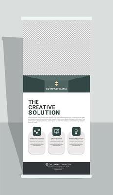 Corporate roll-up banner, Business roll-up banner, Roll up x stand banner