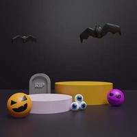 podio 3d para halloween foto