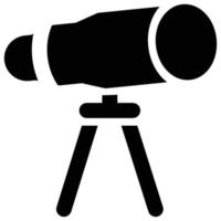 telescope icon, traveling Theme vector