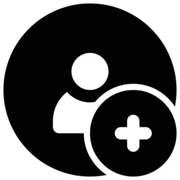 add user icon, easter Theme vector