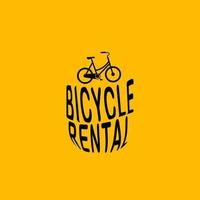 vector de logotipo de bicicleta