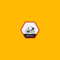 vector de logotipo de bicicleta