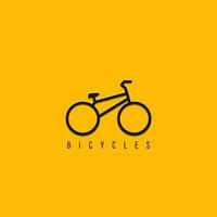 vector de logotipo de bicicleta