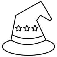 Witch hat  which can easily modify or edit vector