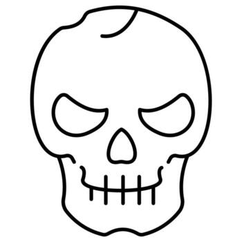 Skull  which can easily modify or edit vector