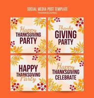 thanksgiving design for advertising, banners, leaflets and flyers vector