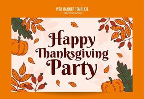 thanksgiving design for advertising, banners, leaflets and flyers vector