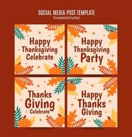 thanksgiving design for advertising, banners, leaflets and flyers vector