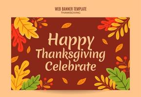 thanksgiving design for advertising, banners, leaflets and flyers vector