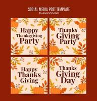 thanksgiving design for advertising, banners, leaflets and flyers vector