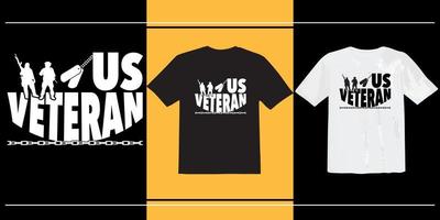 US Veteran t shirt design, American veteran t shirt design, Veteran, typography t shirt, vintage, Print ready t shirt vector