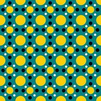 seamless pattern with circles design vector