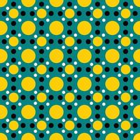 patrones sin fisuras con diseño de círculos vector