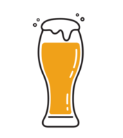 illustration de verrerie de bière png