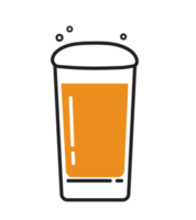 illustration de verrerie de bière png