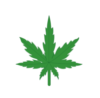 symbole de feuille de marijuana, icône de marijuana ou de chanvre png