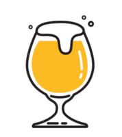 beer glassware illustration png