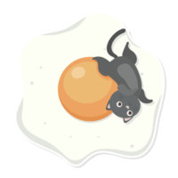 cat and food cartoon png