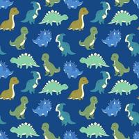 Dinosaurs seamless patterns. You may create awesome fabric and pillow design photo