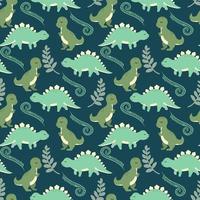 Dinosaurs seamless patterns. You may create awesome fabric and pillow design photo
