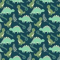 Dinosaurs seamless patterns. You may create awesome fabric and pillow design photo