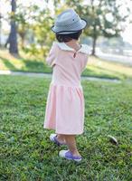 Portrait of adorable little girl photo