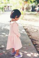 Portrait of adorable little girl photo