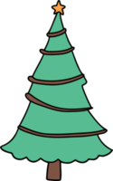 árbol de navidad, ilustración de árbol de pino de navidad png