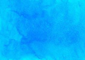 Watercolor blue and turquoise background texture. Watercolour abstract cerulean backdrop. photo