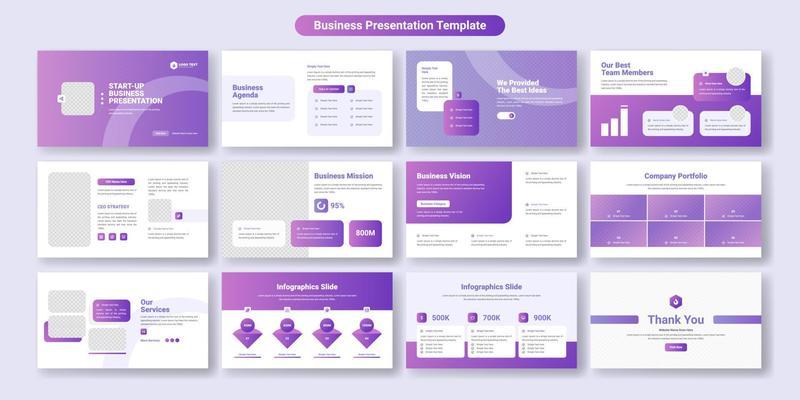 Creative business presentation slides template design. Use for modern presentation background, brochure design, website slider, landing page, annual report, company profile