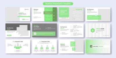 Creative business presentation slides template design. Use for modern presentation background, brochure design, website slider, landing page, annual report, company profile vector