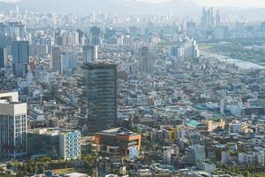 Apartment Landscape in Seoul, Korea photo