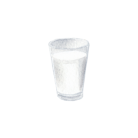 Aquarell frische Milch png